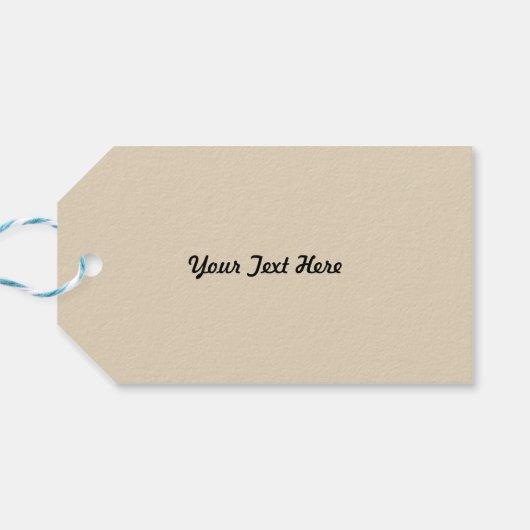 Label voor Ocean- en Beach-cadeaus Cadeaulabel (Achterkant Horizontaal)