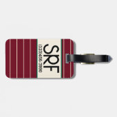 Label voor ouders of kinderen bagagelabel (Achterkant horizontaal)