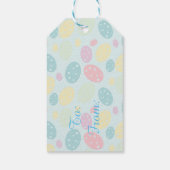 Label voor paasjacht cadeaulabel (Achterkant)