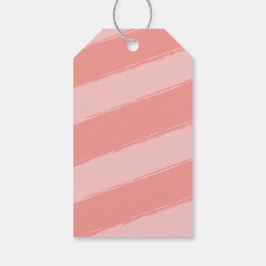 Label voor paasmakerij, geverfd cadeaulabel (Achterkant)