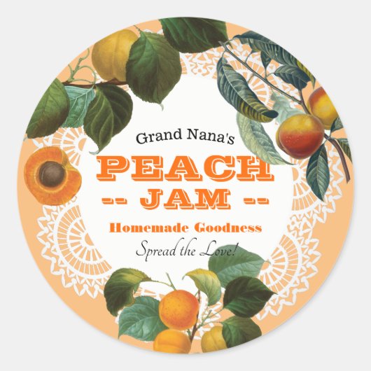  label voor peach (Voorkant)