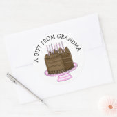 Label voor persoonlijke cadeaus | Een geschenk van (Envelop)