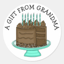 Label voor persoonlijke cadeaus | Een geschenk van