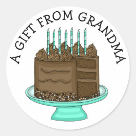 Label voor persoonlijke cadeaus | Een geschenk van