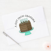 Label voor persoonlijke cadeaus | Een geschenk van (Envelop)