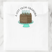 Label voor persoonlijke cadeaus | Een geschenk van (Tas)