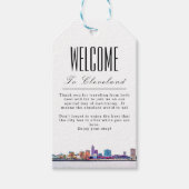 Label voor persoonlijke ontruiming en welkomstcade cadeaulabel (Voorkant)