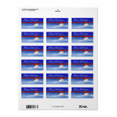 Label voor prettige kerstcadeaus (Full Sheet)
