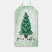 Label voor prettige kerstcadeaus cadeaulabel (Voorkant)