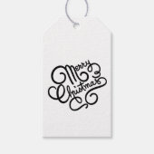 Label voor prettige kerstcadeaus cadeaulabel (Voorkant)