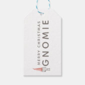 Label voor prettige kerstcadeautjes in Gnomie Cadeaulabel (Voorkant)