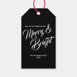 Label voor prettige kerstfeestdagen cadeaulabel