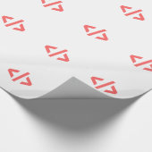Label voor programmering cadeaupapier (Hoek)