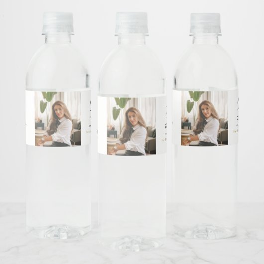 Label voor promotie-waterfles voor vastgoed waterfles etiket (Flessen)