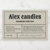 label voor recirculatiekanaal voedselcontainer etiket (Enkel label)