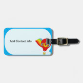 Label voor reizigers met heteluchtballonnen bagagelabel (Voorkant horizontaal)