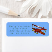 label voor retouradres van het vliegend vliegtuig (Insitu)