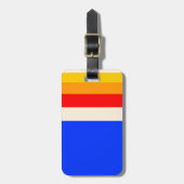 label voor retrorefbijtreizen bagagelabel (Voorkant verticaal)