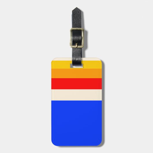 label voor retrorefbijtreizen bagagelabel (Voorkant verticaal)