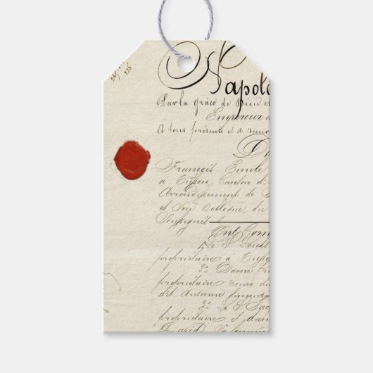 Label voor romantisch scriptjournaliseren cadeaulabel (Voorkant)