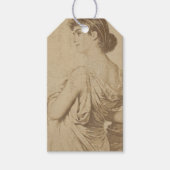 Label voor romantisch scriptjournaliseren cadeaulabel (Voorkant)