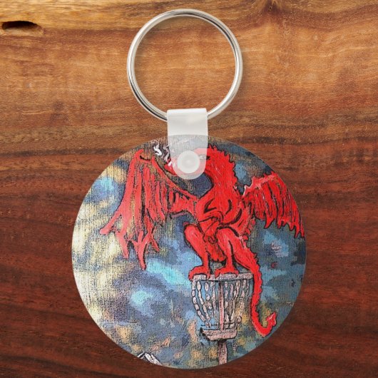 label voor schijfgolftas sleutelhanger (Voorkant)