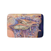 Label voor spinnen en krullen badmat (Voorkant)