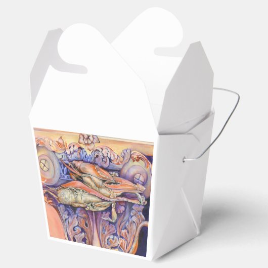 Label voor spinnen en krullen bedankdoosjes (Geopend)