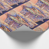 Label voor spinnen en krullen cadeaupapier (Hoek)