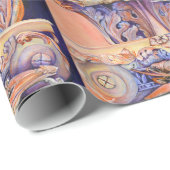 Label voor spinnen en krullen cadeaupapier (Rol Hoek)