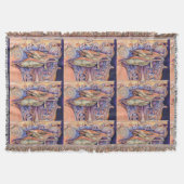 Label voor spinnen en krullen deken (Voorkant)