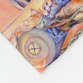 Label voor spinnen en krullen fleece deken (Hoek)