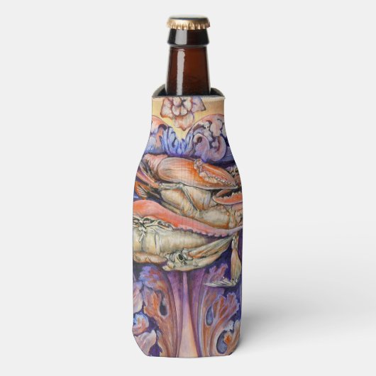 Label voor spinnen en krullen flesjeskoeler (Fles Voorkant)