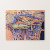 Label voor spinnen en krullen legpuzzel (Horizontaal)