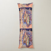 Label voor spinnen en krullen lichaamskussen (Achterkant (Verticaal))