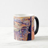 Label voor spinnen en krullen magische mok (Voorkant rechts)