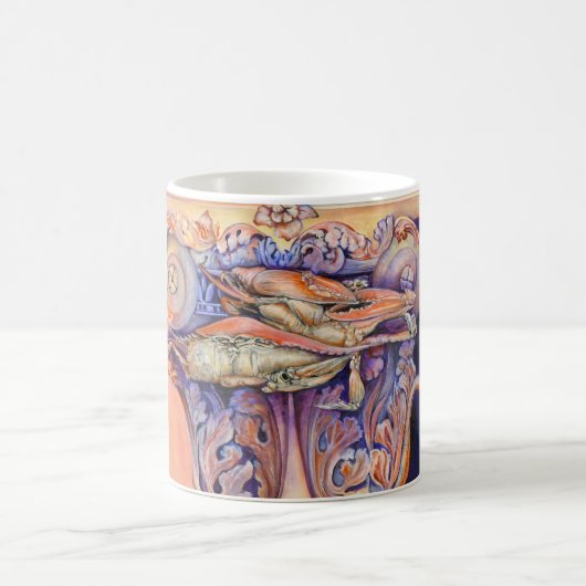 Label voor spinnen en krullen magische mok (Center)