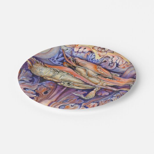 Label voor spinnen en krullen papieren bordje (Gekanteld)