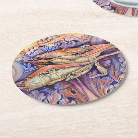 Label voor spinnen en krullen ronde kartonnen onderzetter (Gebogen)