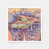 Label voor spinnen en krullen servetten (Voorkant)