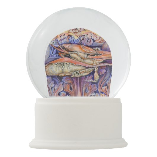 Label voor spinnen en krullen sneeuwbol (Achterkant)