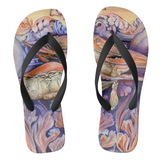 Label voor spinnen en krullen teenslippers (Voetbed)