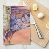 Label voor spinnen en krullen theedoek (Quarter Fold)