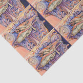 Label voor spinnen en krullen tissuepapier (Detail)