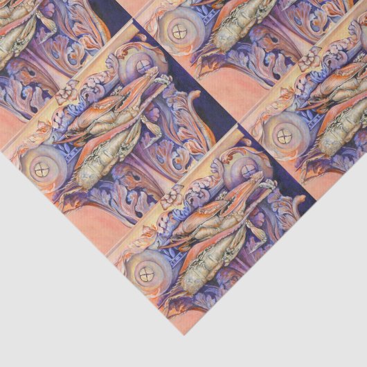 Label voor spinnen en krullen tissuepapier (Detail)