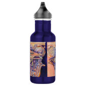 Label voor spinnen en krullen waterfles  (Rechts)