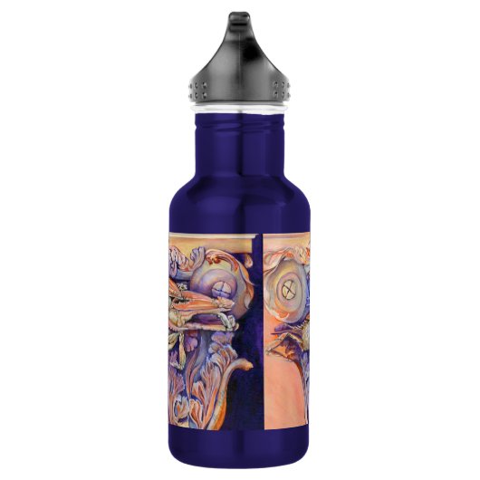 Label voor spinnen en krullen waterfles  (Rechts)