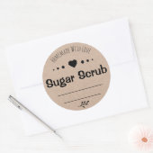 label voor suikerscrub (Envelop)