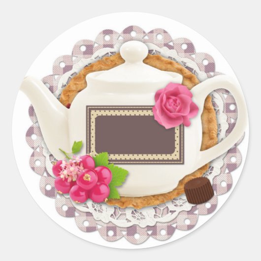 Label voor Tea Party (Voorkant)