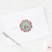 Label voor thuis blikken maken kersenpievulling (Envelop)